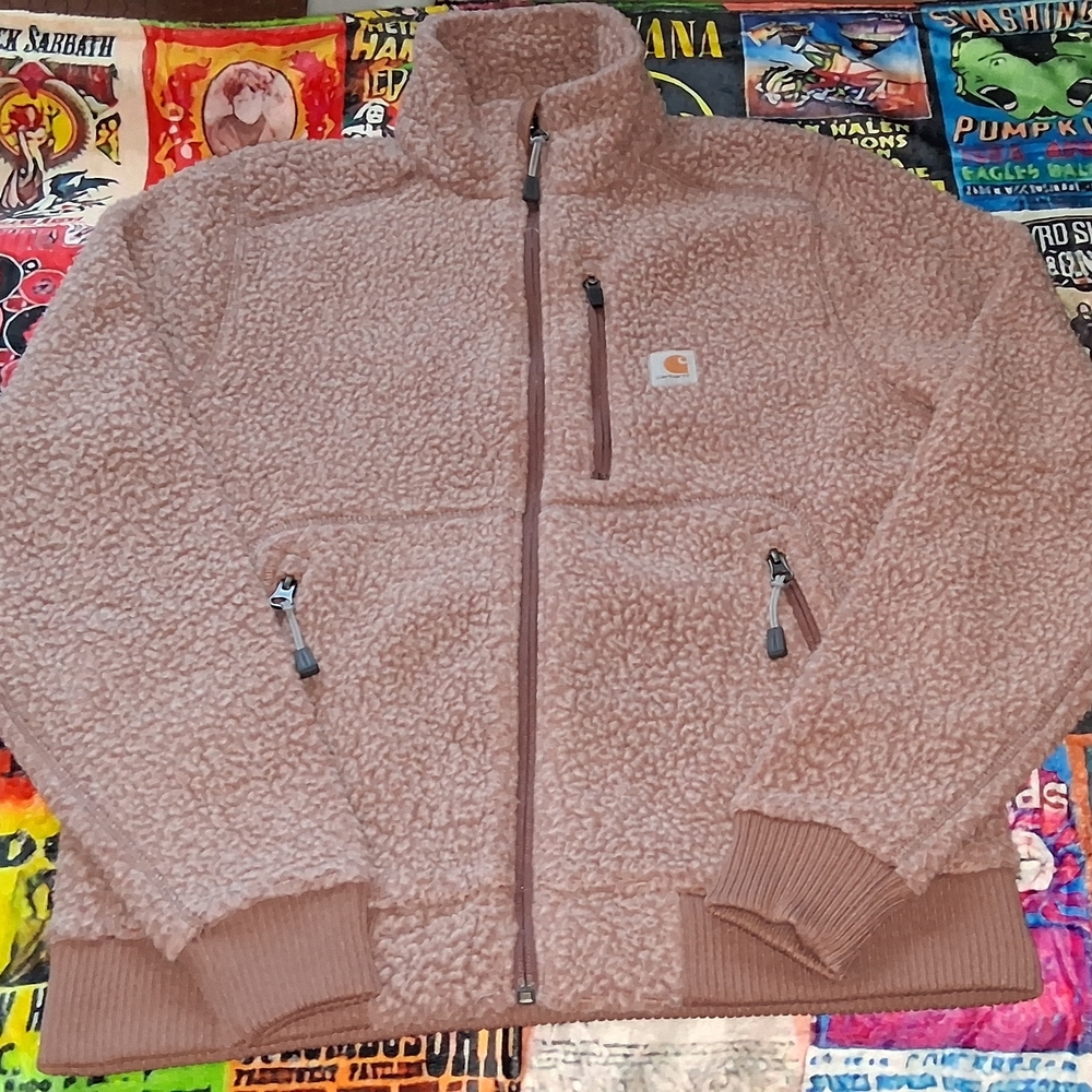 Carhartt Women's Full-Zip Relaxed Fit Fleece Jacket